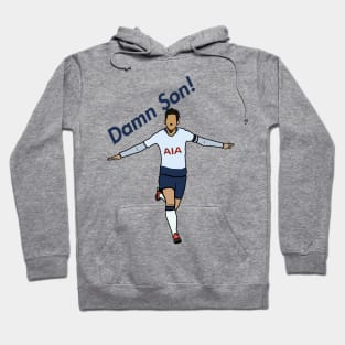 Son Heung Min 'Damn Son!' - Tottenam Spurs Premier League Soccer Hoodie